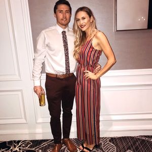 Ivivi red and blue jumpsuit